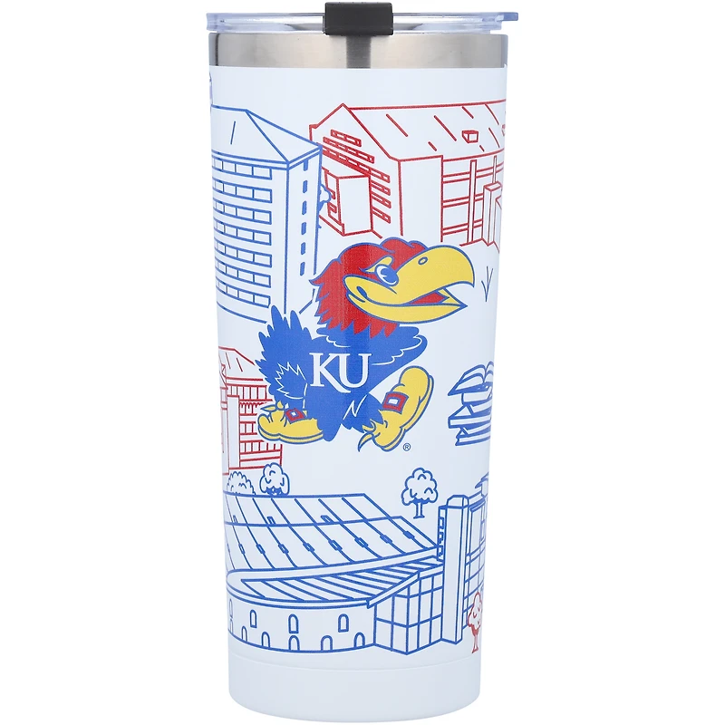 Kansas Jayhawks 24oz. Campus Tumbler