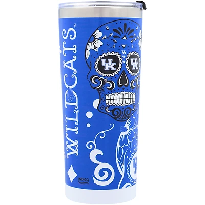 Kentucky Wildcats 24oz. Dia De Los Muertos Stainless Steel Tumbler