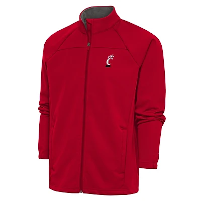 Men's Antigua  Red Cincinnati Bearcats Links Full-Zip Golf Jacket