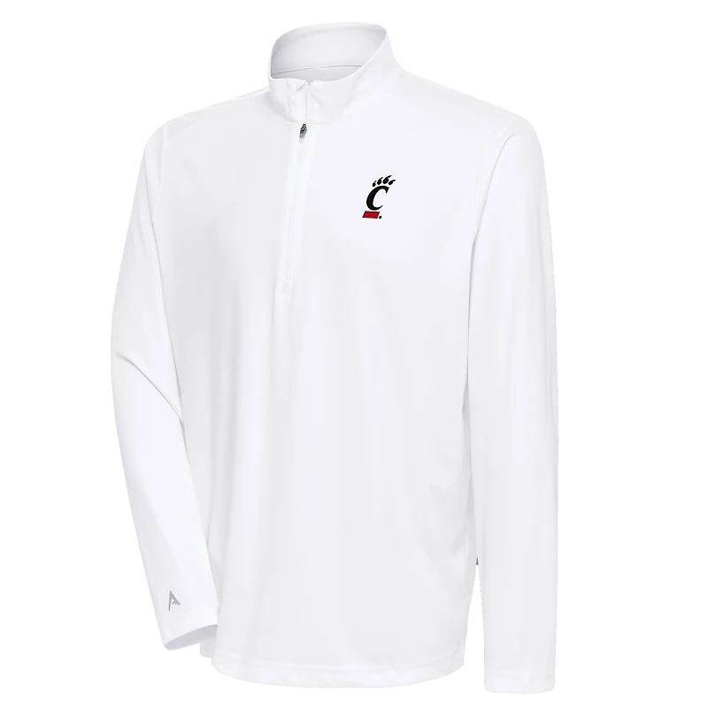Men's Antigua Cincinnati Bearcats Tribute Quarter-Zip Pullover Top