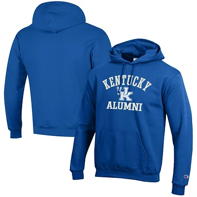 Men's Champion  Royal Kentucky Wildcats Alumni Logo Pullover Hoodie