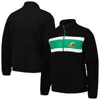 Men's G-III Sports by Carl Banks Black Oregon Ducks Pinch Runner Half-Zip Top