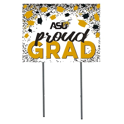 Alabama State Hornets  18" x 24" Proud Grad Yard Sign