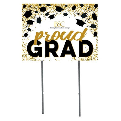 Birmingham-Southern Panthers  18" x 24" Proud Grad Yard Sign