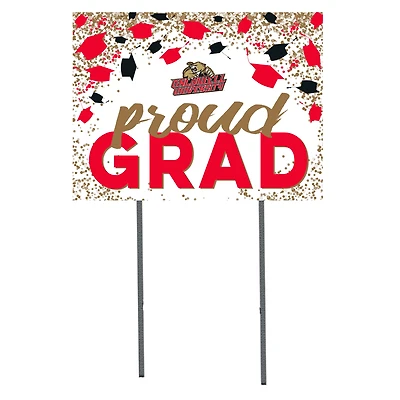Caldwell Cougars  18" x 24" Proud Grad Yard Sign