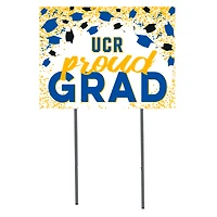 UC Riverside Highlanders  18" x 24" Proud Grad Yard Sign