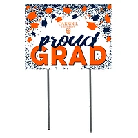 Carroll University Pioneers  18" x 24" Proud Grad Yard Sign