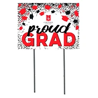 Carthage Firebirds  18" x 24" Proud Grad Yard Sign