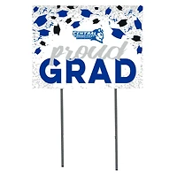 Central Connecticut State Blue Devils  18" x 24" Proud Grad Yard Sign