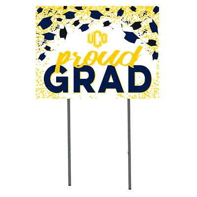 Central Oklahoma Bronchos  18" x 24" Proud Grad Yard Sign