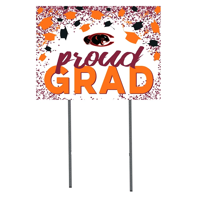 Claflin Panthers  18" x 24" Proud Grad Yard Sign