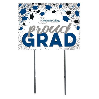 Columbia College of Missouri Cougars  18" x 24" Proud Grad Yard Sign