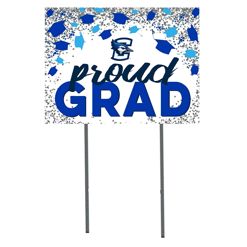 Creighton Bluejays  18" x 24" Proud Grad Yard Sign