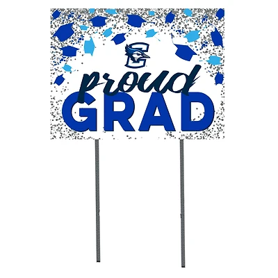 Creighton Bluejays  18" x 24" Proud Grad Yard Sign