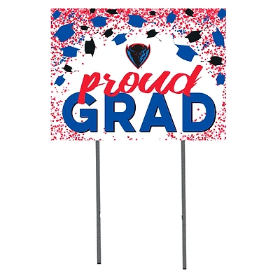 DePaul Blue Demons  18" x 24" Proud Grad Yard Sign