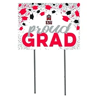 East Stroudsburg Warriors  18" x 24" Proud Grad Yard Sign