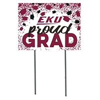 Eastern Kentucky Colonels  18" x 24" Proud Grad Yard Sign