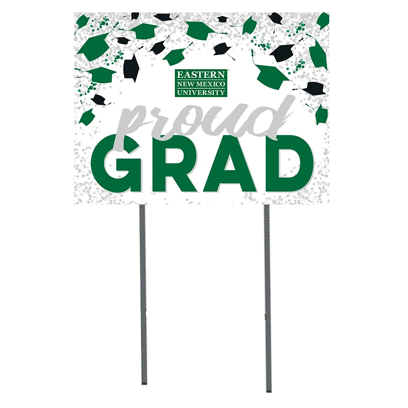 Eastern New Mexico Greyhounds  18" x 24" Proud Grad Yard Sign