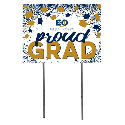 Eastern Oregon Mountaineers  18" x 24" Proud Grad Yard Sign