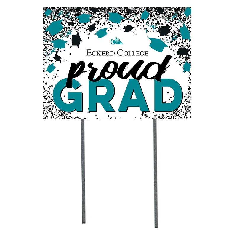 Eckerd Tritons  18" x 24" Proud Grad Yard Sign