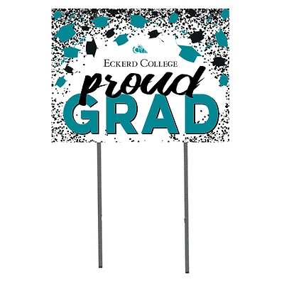 Eckerd Tritons  18" x 24" Proud Grad Yard Sign