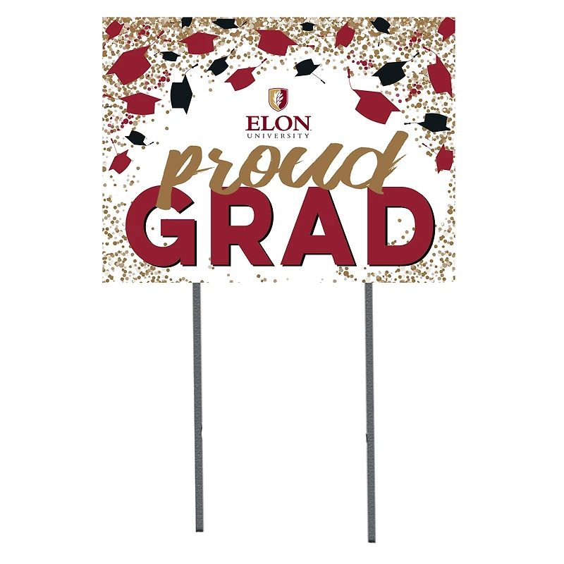 Elon Phoenix  18" x 24" Proud Grad Yard Sign