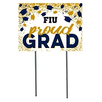 FIU Panthers  18" x 24" Proud Grad Yard Sign