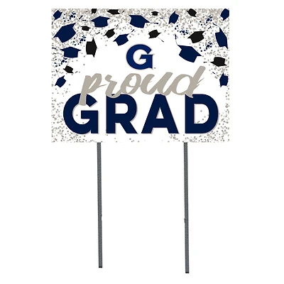 Georgetown Hoyas  18" x 24" Proud Grad Yard Sign