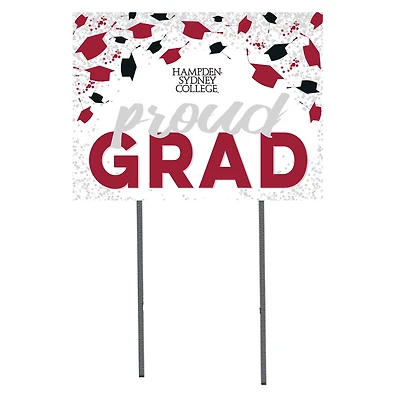 Hampden-Sydney College Tigers  18" x 24" Proud Grad Yard Sign