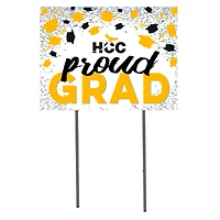 Houston Community College  18" x 24" Proud Grad Yard Sign