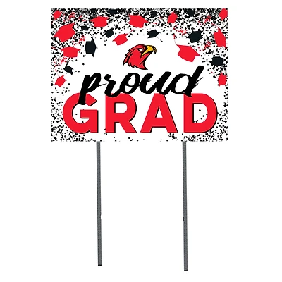 Illinois Tech Scarlet Hawks  18" x 24" Proud Grad Yard Sign