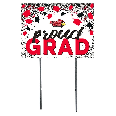 Illinois State Redbirds  18" x 24" Proud Grad Yard Sign
