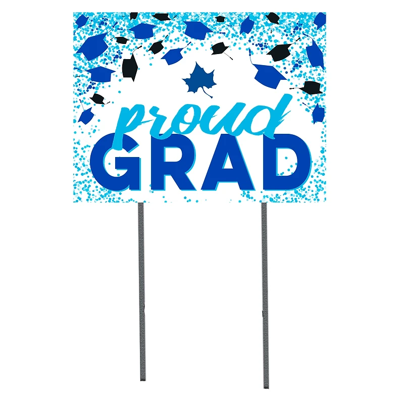 Indiana State Sycamores  18" x 24" Proud Grad Yard Sign