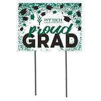 Ivy Tech Community College  18" x 24" Proud Grad Yard Sign