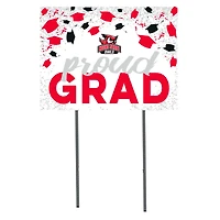 Keene State Owls  18" x 24" Proud Grad Yard Sign