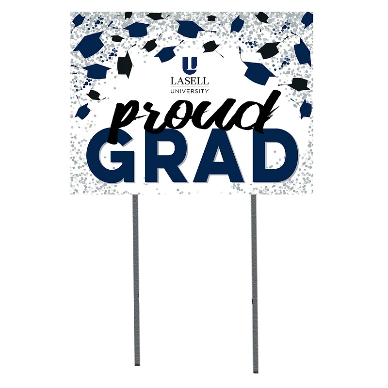Lasell Lasers  18" x 24" Proud Grad Yard Sign