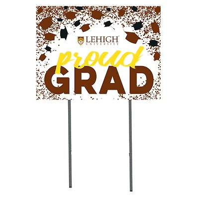 Lehigh Mountain Hawks  18" x 24" Proud Grad Yard Sign