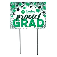 Lesley Lynx  18" x 24" Proud Grad Yard Sign