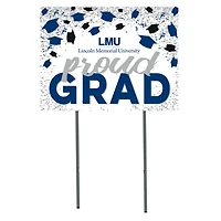 Lincoln Memorial Railsplitters  18" x 24" Proud Grad Yard Sign