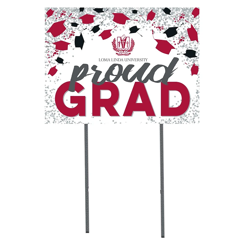 LLU Lions  18" x 24" Proud Grad Yard Sign