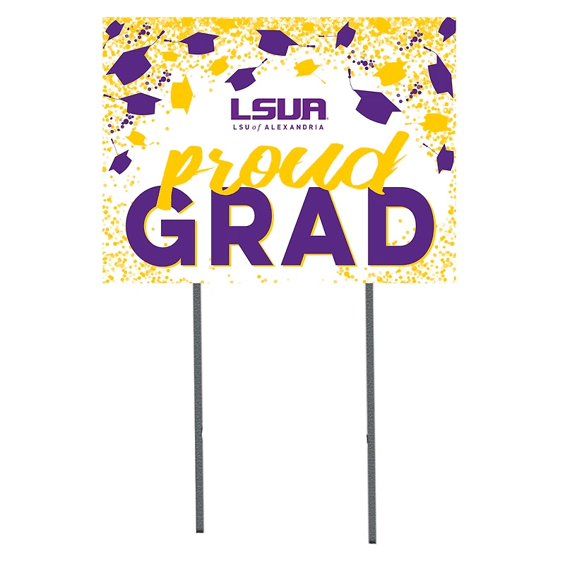 LSUA Generals  18" x 24" Proud Grad Yard Sign