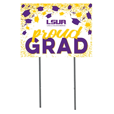 LSUA Generals  18" x 24" Proud Grad Yard Sign