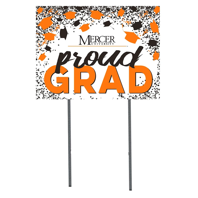 Mercer Bears  18" x 24" Proud Grad Yard Sign