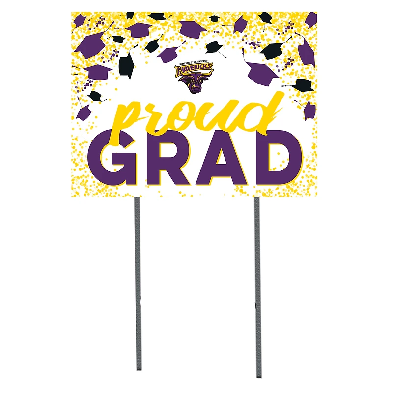 Minnesota State Mavericks  18" x 24" Proud Grad Yard Sign