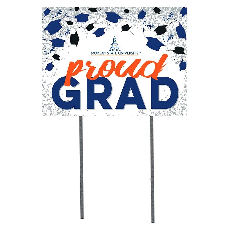 Morgan State Bears  18" x 24" Proud Grad Yard Sign