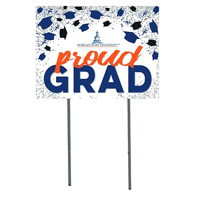 Morgan State Bears  18" x 24" Proud Grad Yard Sign