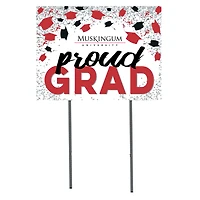 Muskingum Muskies  18" x 24" Proud Grad Yard Sign