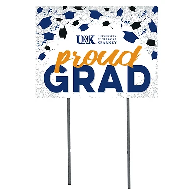 Nebraska-Kearney Lopers  18" x 24" Proud Grad Yard Sign