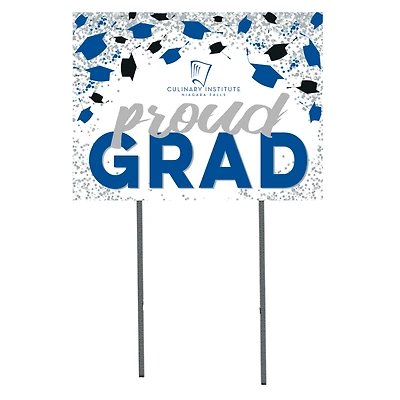 Niagara Falls Culinary Institute  18" x 24" Proud Grad Yard Sign