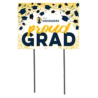 UNCG Spartans  18" x 24" Proud Grad Yard Sign